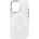 HQWear Кейс Glitter Case MagSafe за iPhone 16, бял/брокат (Magsafe Glitter Case MagSafe for iPhone 16 White)