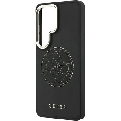 CG Mobile Samsung S26 Ultra GUESS PERFORATED LOGO MAGSAFE силиконов протектор за телефон, устойчив на удар, магнитен, ЧЕРЕН (GUHMS26L5PG4SRGK)