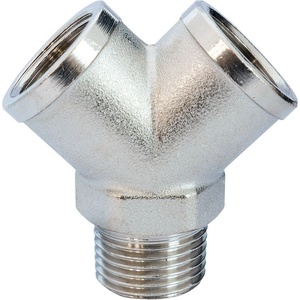 Airpress Разпределител тип Y 1/8" 1x външна, 2x вътрешна резба 37610 (37610)