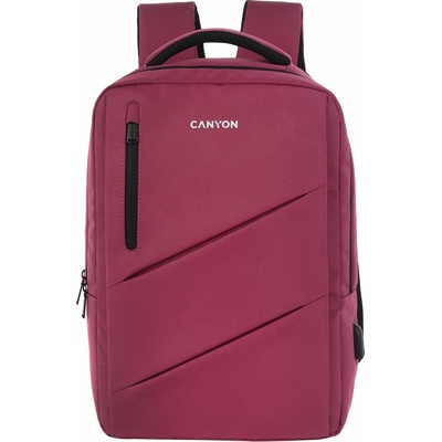 Canyon BPE-5, batoh pre 15,6´´ notebook, 22l, vodeodolný, 7 vreciek, USB-A nabíjací port, červená CNS-BPE5BD1