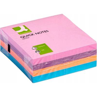 Bloček kocka Q-CONNECT 76x76mm 320l pastelová