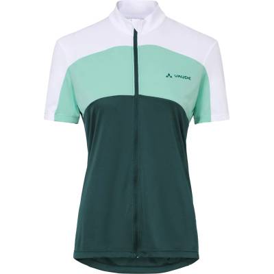 Vaude Дамска фланелка с къс ръкав за колоездене Vaude Women's Matera Full Zip Tricot Cycling jersey - Deep Pond - размер 42 (EU) (156-1318-0915)