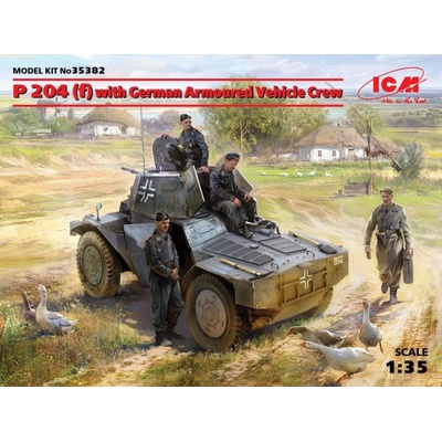 ICM P 204f with German Armoured Vehicle Crew 1:35