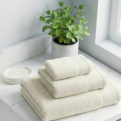 Eurofirany osuška LINEN s ľanovým okrajom natura 70 x 140 cm