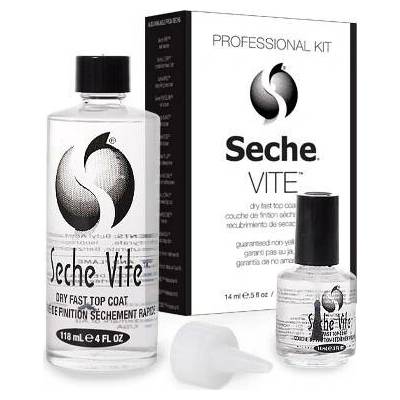 Seche Vite Top Coat, sada 118 ml + 14 ml