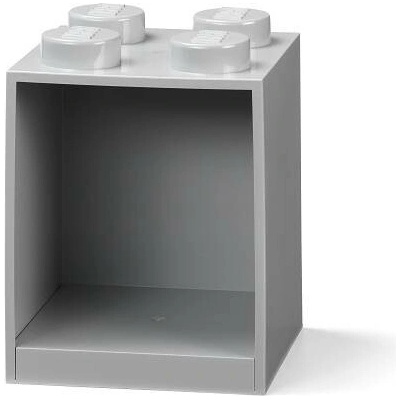 LEGO Licence LEGO Brick 4 závěsná police šedá - LEGO41141740