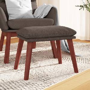 vidaXL Табуретка, таупе, 45x29, 5x35 см, текстил (341466)