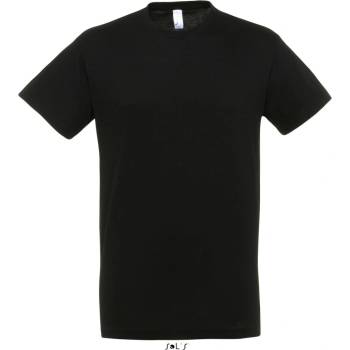 Sol's pánské bavlněné tričko Regent hlubinná černá