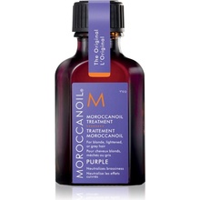 Moroccanoil Treatment Purple vyživujúci olej pre blond a šedivé vlasy 25 ml