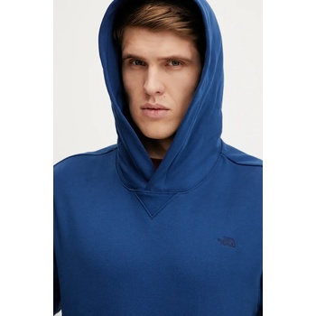 The North Face Памучен суичър The North Face Dome Relaxed в тъмносиньо с качулка с изчистен дизайн NF0A8C43D1R1 (NF0A8C43D1R1)