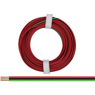Donau Elektronik 325-014 3 x 0.25 mm² + 3 x 0.25 mm² červená, černá, zelená 5 m
