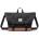Herschel Чанта за рамо Herschel Cove Small Messenger Shoulder bag - Black / Saddle Brown - размер 7, 5 l (510-6424-0211)