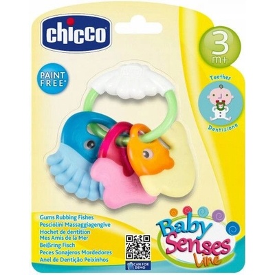 Chicco Baby Senses Kousátko a chrastítko Mořské potvůrky