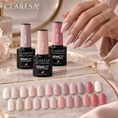 CLARESA hybridní gel lak 5g Nude