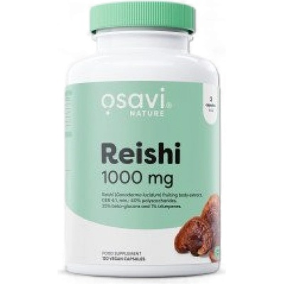 Osavi Reishi 1000 mg | Minimum 25% Beta-Glucans [120 капсули]