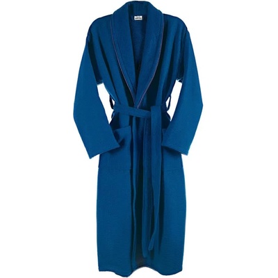 WELLHOME WH0592 bathrobe - Blue (Navy Blue)