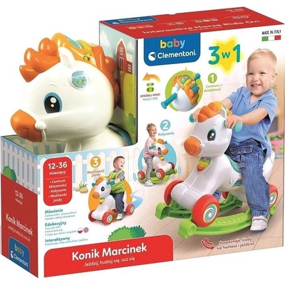 Clementoni Interaktívny pohyblivý koník 3v1
