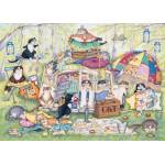 Ravensburger - Puzzle Vintage No. 11 - Crazy Cats: Lazy Summer Afternoon - 1 000 piese