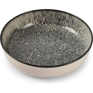 ONA Черна/кремава супена глинена чиния ø 18, 5 cm Gravel - ONA (204322)