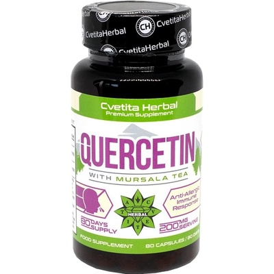 Cvetita Herbal Quercetin with Mursala Tea 200 mg [80 капсули]