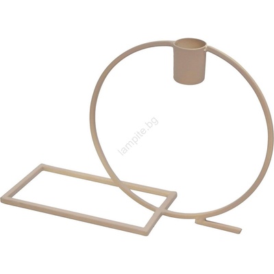 EGLO 422024 - Свещник NUMAZU 15x22, 5 см бежов (EG422024)