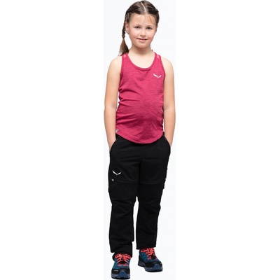 Salewa Agner DST 2/1 dětské softshellové kalhoty black
