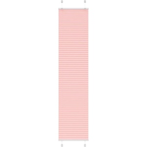 vidaXL Плисирана щора, розова, 50x200 см, ширина на плата 49, 4 см, полиестер (4015456)