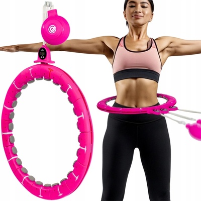 Hula hoop Enero s cvočky 34 cm růžová