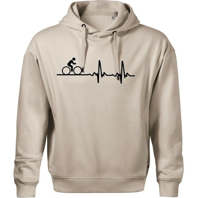 Cyklo ekg kolo Oversized Moon kratší + širší ledově šedá