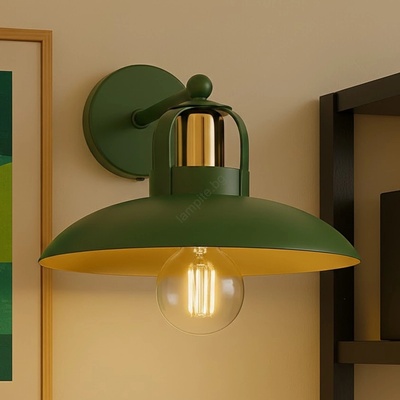 Brilagi - LED Аплик FLAMENGO 1xE27/60W/230V зелен (BG1977)