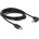 Delock USB2.0 кабел USB A щепсел - USB B 90 с конектори, 3 м