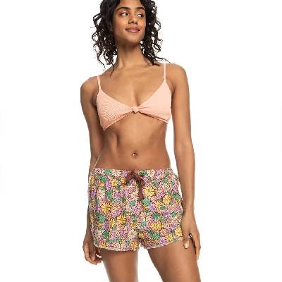 Къси панталони Roxy Coastline Ride shorts - Multicolor (Root Beer All About Sol Mini)