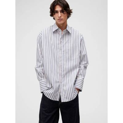 Gap popelínová košel'a GapStudio by Zac Posen unisex modrá