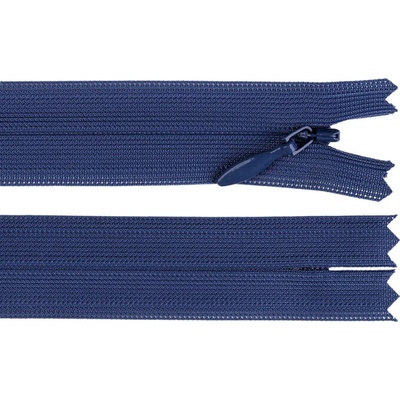 Spirálový zip skrytý YKK No 3 délka 50 cm dederon Varianta: 388 modrá královská, Balení: 1 ks 62268/161945/289220