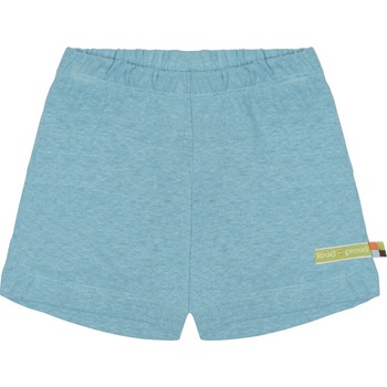 dětské kraťasy s příměsí lnu světle modrá loud + proud