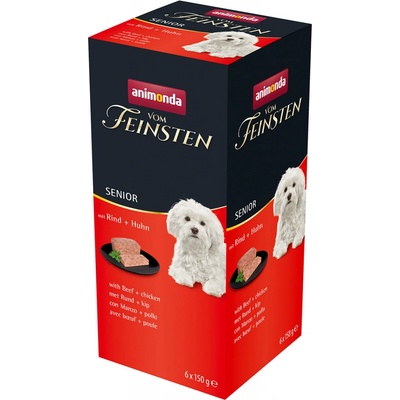 Animonda Vom Feinsten Senior hovězí a kuře 6 x 150 g