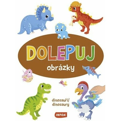 Dolepuj obrázky Dinosauři / Dinosaury