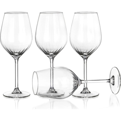 Royal Leerdam Sklenice na červené víno Plissé 4 x 510 ml