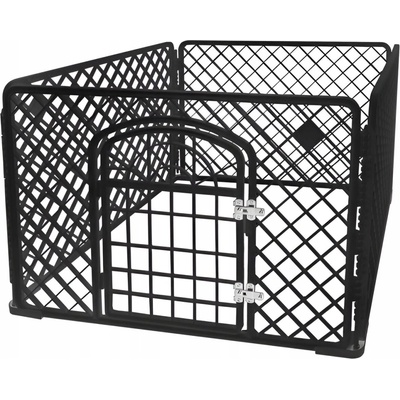 Iso Trade Ohrádka pro zvířata klec 90 x 90 x 60 cm – Zboží Dáma