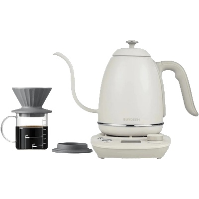 Buydeem Electric Gooseneck Coffee Kettle, model K821, color (K821-OW/EU)