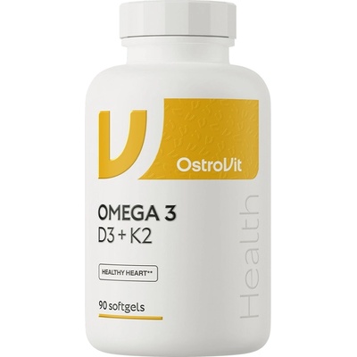 OstroVit Omega 3 D3 + K2, 90 Capsules