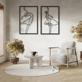 Decono Метална Декорация Балерини