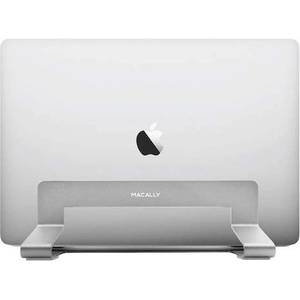 Macally Vertical Laptop Stand - вертикална стоманена  оставка за MacBook и ла то и (сребрист)