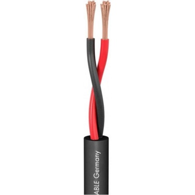 Sommer Cable 425-0051FC reproduktorový 2 x 2.5 mm² + 2 x 2.5 mm² černá 1m