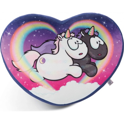 Nici polštář Jednorožec Star Bringer & Moon Keeper srdce green 40x28