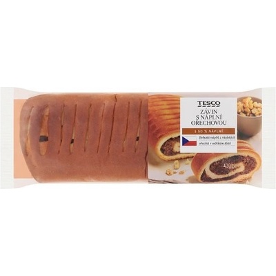 Tesco Závin s náplní ořechovou 400 g