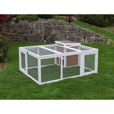 Kerbl Výběh pro králíky, s domečkem 132 x 102 x 59 cm – Zbozi.Blesk.cz