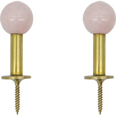 House Doctor Ball Pink 2 ks růžový/zlatý