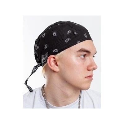 šátek na hlavu/čepička black Paisley