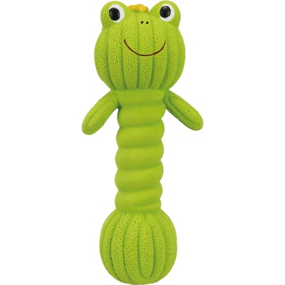 Dumpbell Frog žába činka latex se zvukem 18 cm